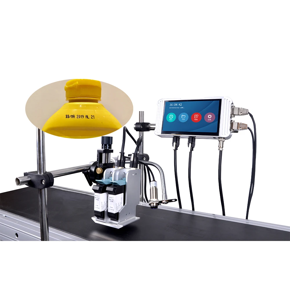 Print Height 0.098-4 INCH Inline Printer for Variable Text QR Code Barcode/Logo/Picture/Date/Batch Number/Label Coding Machine
Print Height 0.098-4 INCH Inline Printer for Variable Text QR Code Barcode/Logo/Picture/Date/Batch Number/Label Coding Machine