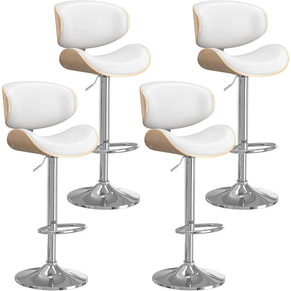 Set of 4 Chairs for Kitchen Bar Stool Chair Bar Stools for Kitchen Island With Bentwood Back and Leather Seat High Furniture
Set of 4 Chairs for Kitchen Bar Stool Chair Bar Stools for Kitchen Island With Bentwood Back and Leather Seat High Furniture