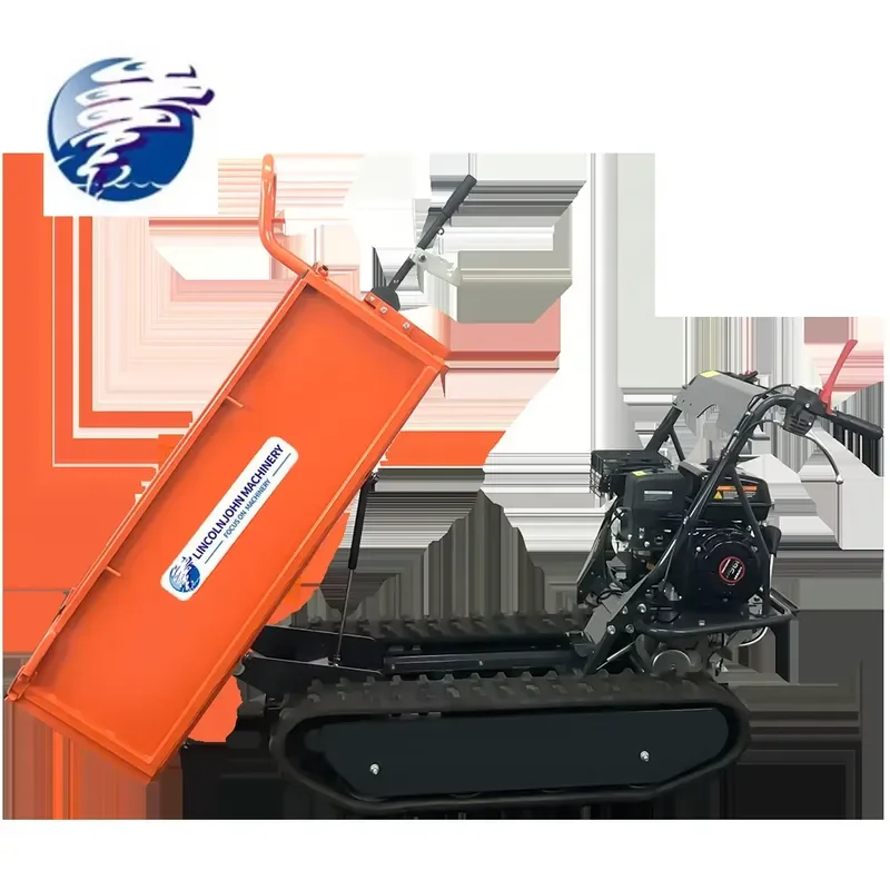 YWM Certificate CE Certification Tipping Handle Clutch Control Lever 6.5HP Engine Mechanical Unloading Tracked Dumper
YWM Certificate CE Certification Tipping Handle Clutch Control Lever 6.5HP Engine Mechanical Unloading Tracked Dumper