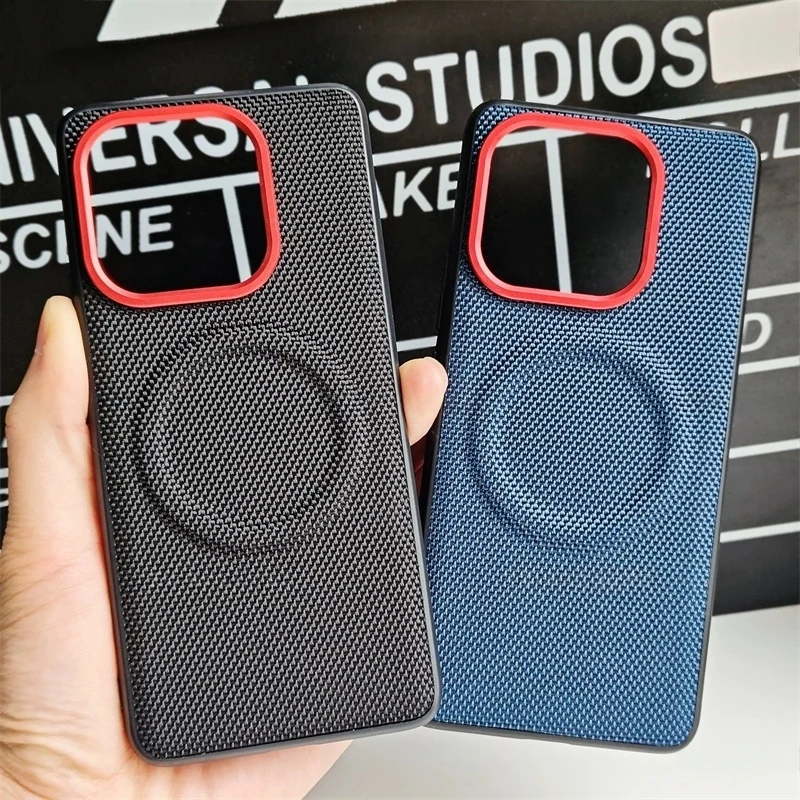 For Realme 16 Pro Plus Case For MagSafe Magnetic Nylon Woven Matte Leather Skin-friendly Back Cover For Realme 16Pro+ 5G Bumper
For Realme 16 Pro Plus Case For MagSafe Magnetic Nylon Woven Matte Leather Skin-friendly Back Cover For Realme 16Pro+ 5G Bumper