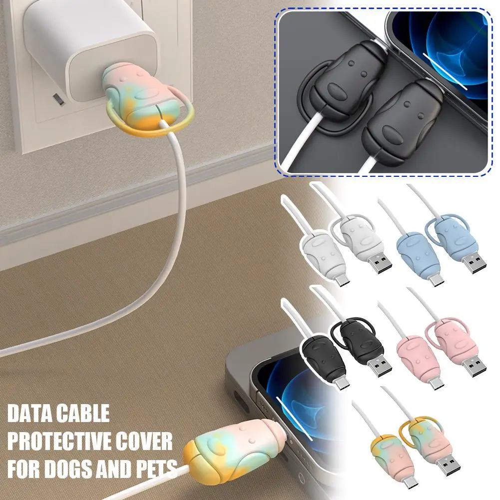 Cute Cartoon Dog Cable Protector Type C Charger Cable Saver Cable Cover Protective Winder Data Cover Dustproof Cord Line E8D2
Cute Cartoon Dog Cable Protector Type C Charger Cable Saver Cable Cover Protective Winder Data Cover Dustproof Cord Line E8D2