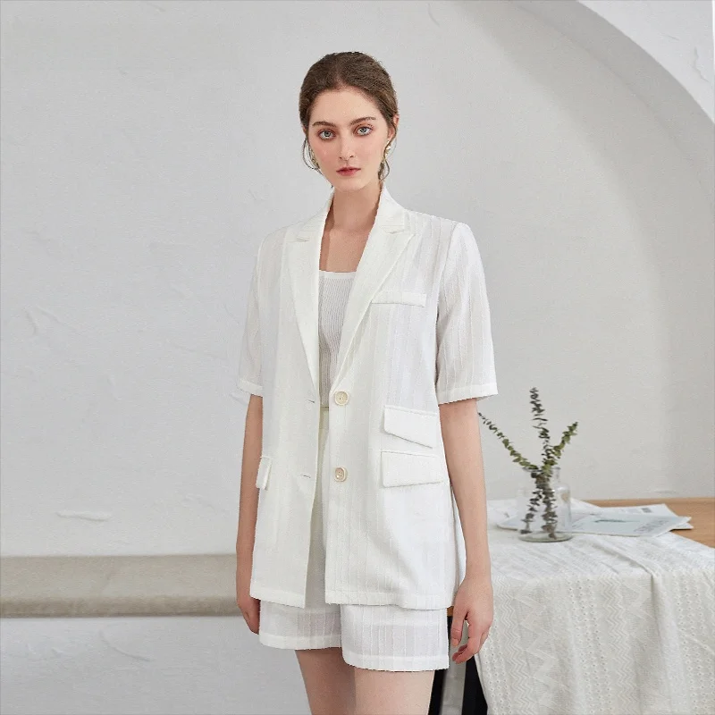 Летний комплект Dailanzhi для похудения: удобный и модный костюм-двойка из хлопковой смеси для женщин 25-35 лет
Летний комплект Dailanzhi для похудения: удобный и модный костюм-двойка из хлопковой смеси для женщин 25-35 лет