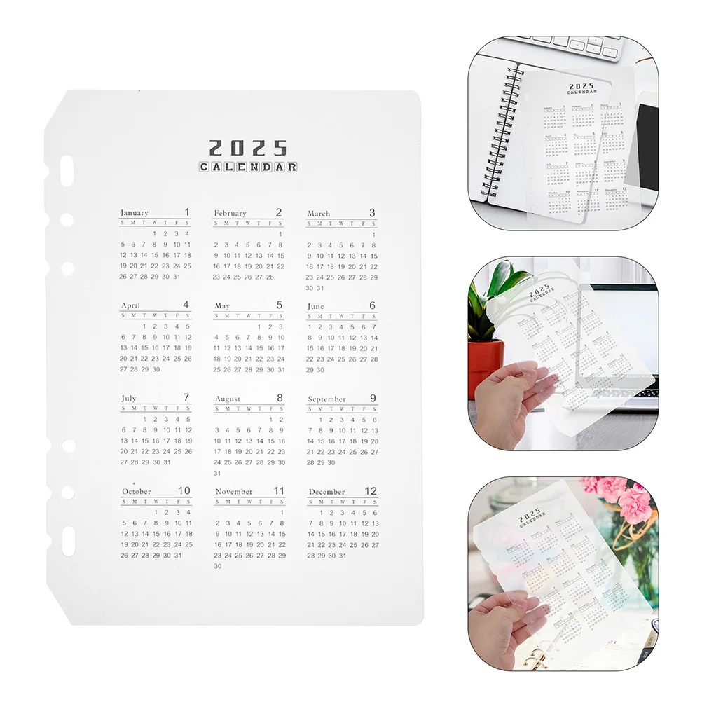 12pcs Calendar Divider Inserts 6 Hole Punched Loose Leaf Notepad Separator Detachable 2025 Binder Divider for Daily Planner Refi
12pcs Calendar Divider Inserts 6 Hole Punched Loose Leaf Notepad Separator Detachable 2025 Binder Divider for Daily Planner Refi