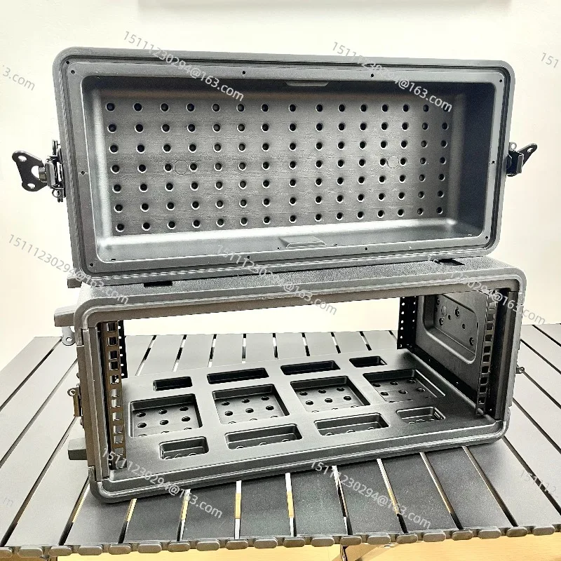 4U Rack Case for Power Amplifier & Audio Processor, PE Flight Box for Wireless Mic
4U Rack Case for Power Amplifier & Audio Processor, PE Flight Box for Wireless Mic