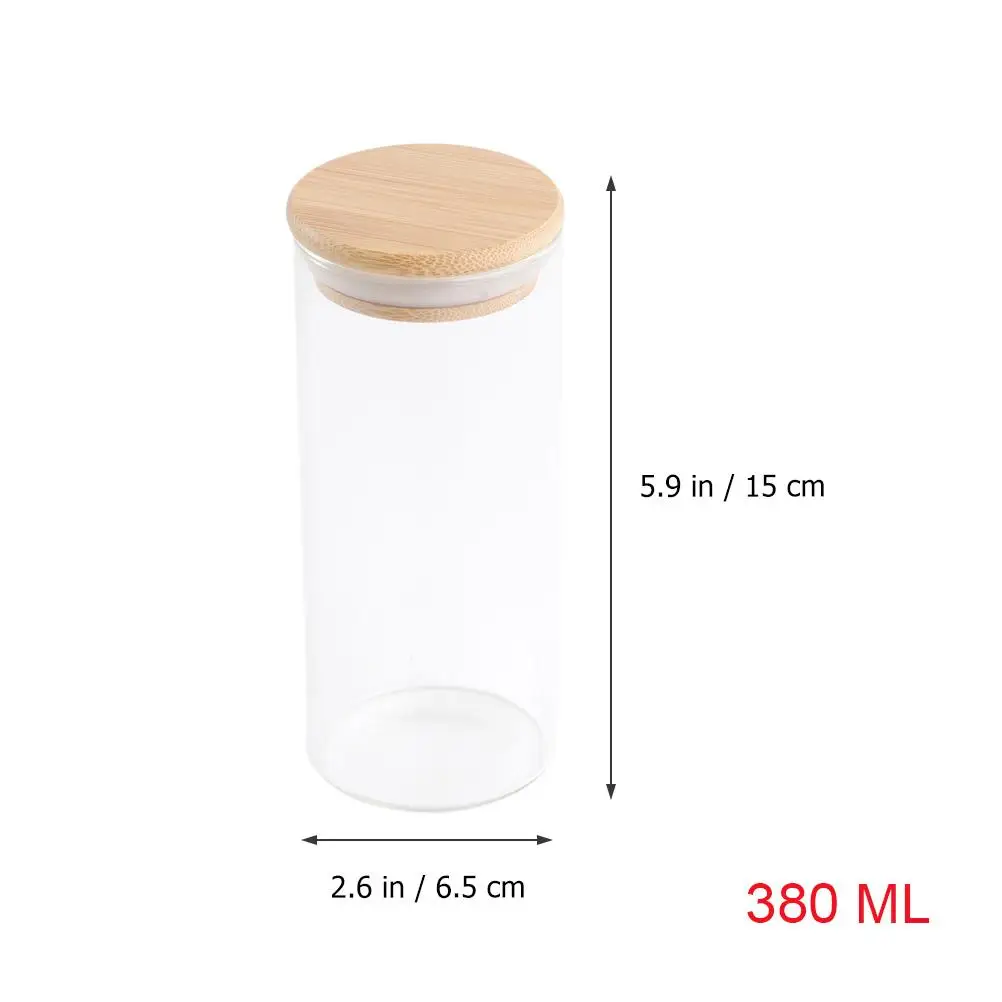 380 Ml Food Containers with Lids Scented Tea Pot Airtight Coffee Bean Storage Candy Jar Honey Sealed Bamboo Spice Jars Glass
380 Ml Food Containers with Lids Scented Tea Pot Airtight Coffee Bean Storage Candy Jar Honey Sealed Bamboo Spice Jars Glass