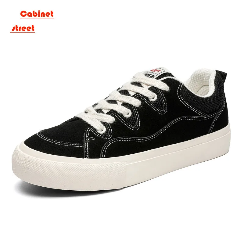 Male Canvas Shoes Patchwork Men's Sneakers Korean Style Comfortable Platform Shoes Men's Breathable Lace-up Vulcanized Shoes
Male Canvas Shoes Patchwork Men's Sneakers Korean Style Comfortable Platform Shoes Men's Breathable Lace-up Vulcanized Shoes