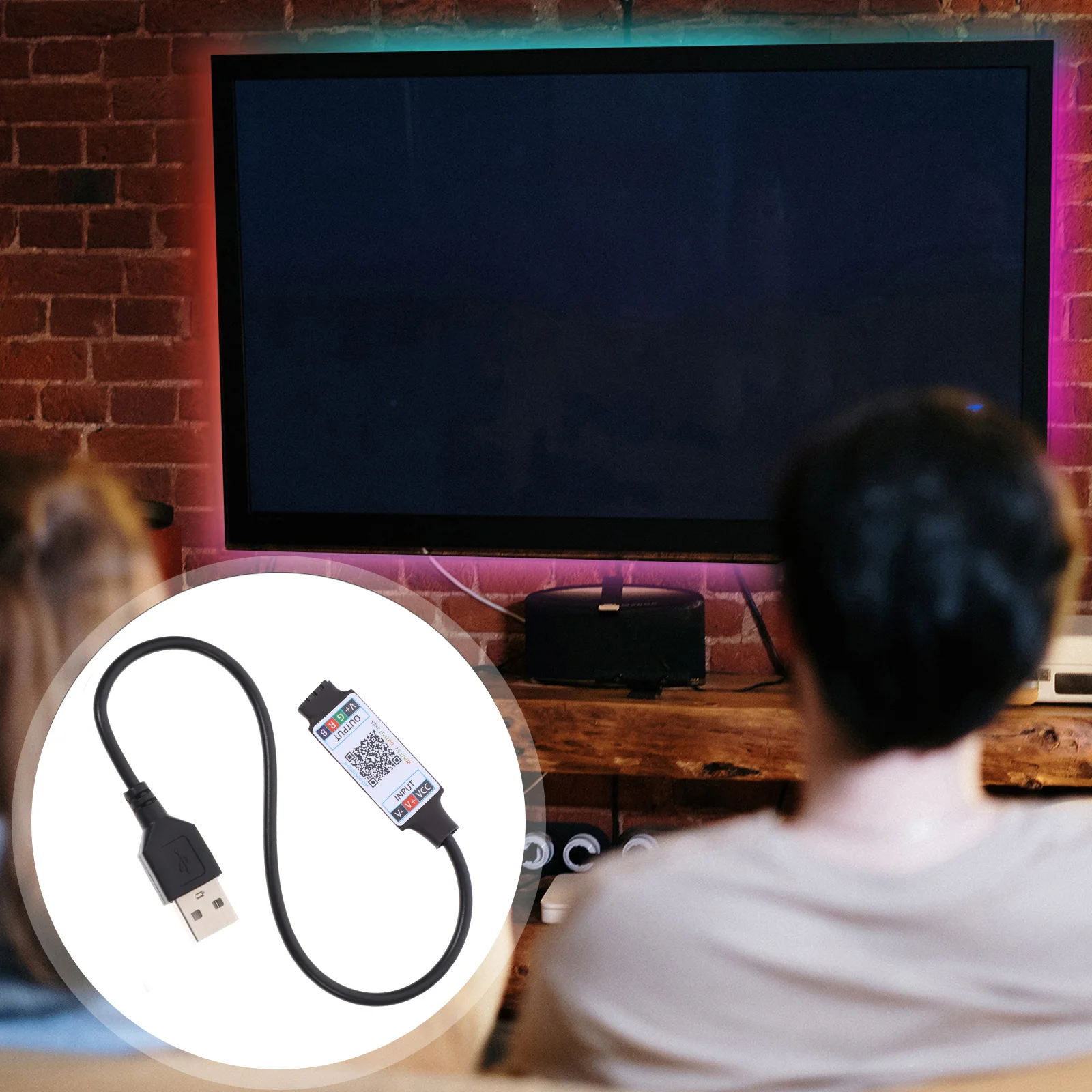 Контроллер Светодиодная лента Smart RGB Медь Беспроводной мини Многоцветный музыкальный режим Функция синхронизации Регулируемая скорость
Контроллер Светодиодная лента Smart RGB Медь Беспроводной мини Многоцветный музыкальный режим Функция синхронизации Регулируемая скорость