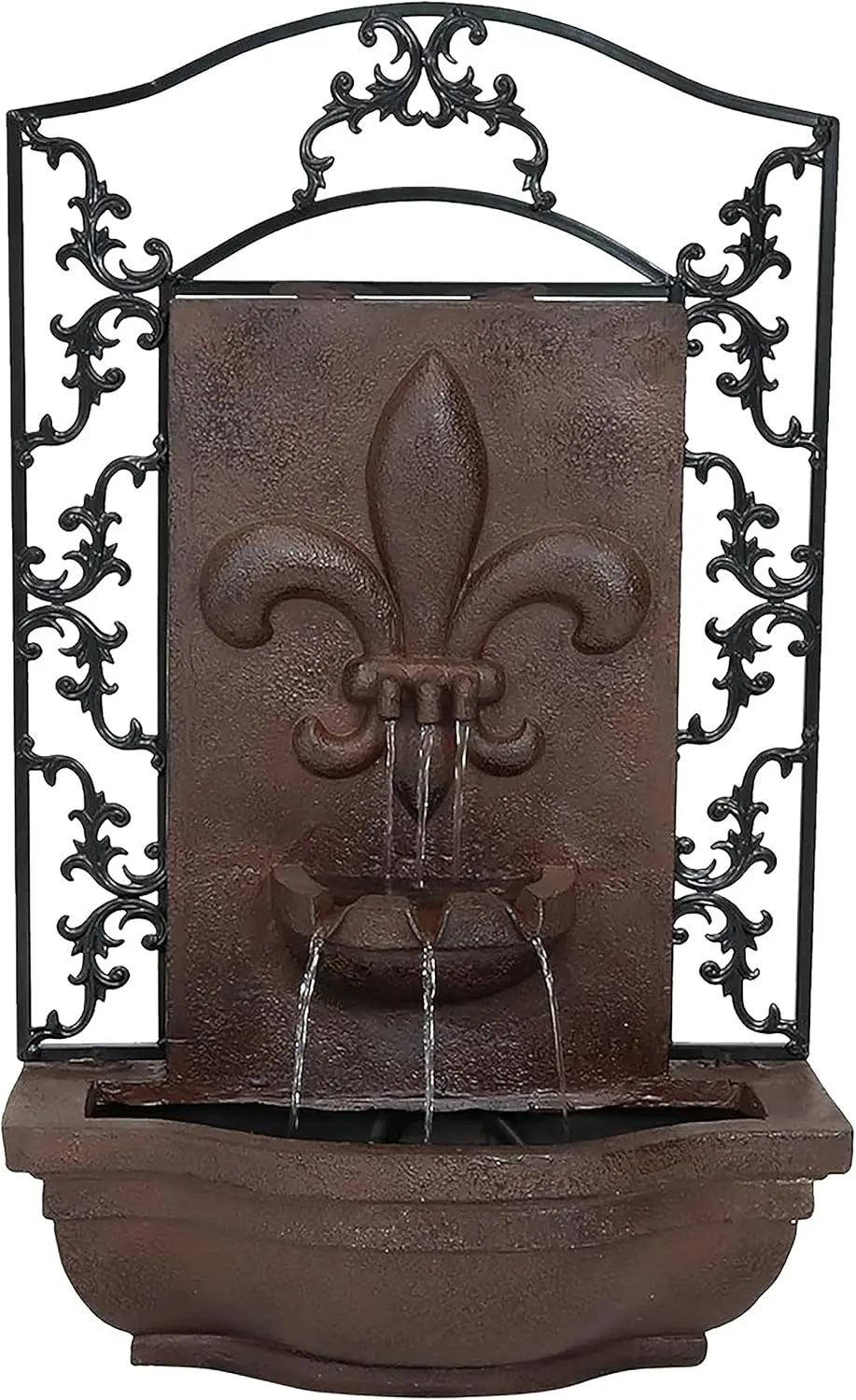 Sunnydaze French Lily 33 Outdoor Wall Water Fountain with Pump Iron Electric
Sunnydaze French Lily 33 Outdoor Wall Water Fountain with Pump Iron Electric