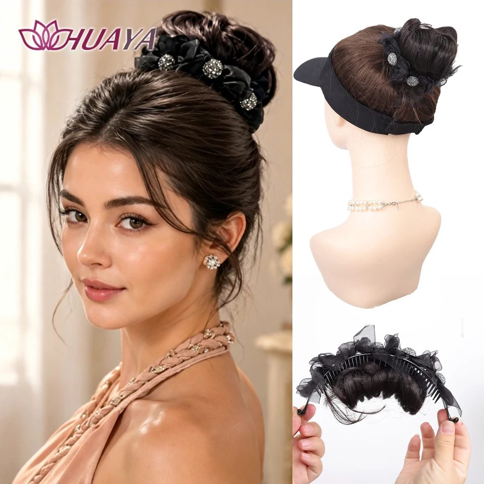 Synthetic Elegant Rhinestone bow Messy Hair bun claw Shaped clip Lightweight and Easy to wear Women's Daily Party Hair Bundle
Synthetic Elegant Rhinestone bow Messy Hair bun claw Shaped clip Lightweight and Easy to wear Women's Daily Party Hair Bundle