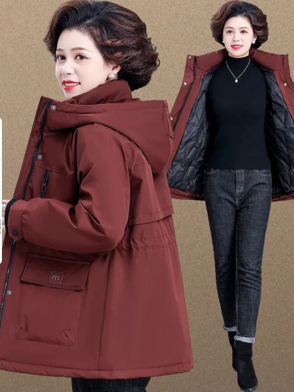 Three-in-One Detachable down Jacket Women's Autumn Winter Clothes Two-Piece Set Mom's Winter Fashionable Outdoor Clothing
Three-in-One Detachable down Jacket Women's Autumn Winter Clothes Two-Piece Set Mom's Winter Fashionable Outdoor Clothing
