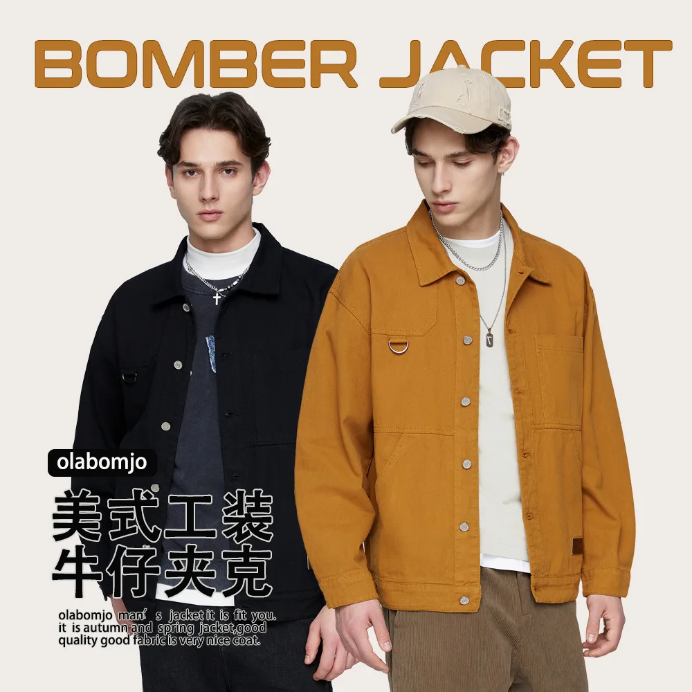 OLA Spring and Autumn New Men's Personalized Washed Pocket Design Retro Casual Japanese Workwear Jacket Shirt Top
OLA Spring and Autumn New Men's Personalized Washed Pocket Design Retro Casual Japanese Workwear Jacket Shirt Top