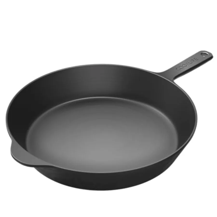 12 Inch Lightweight Pre-Seasoned Cast Iron Skillets - Smooth Polished Surface Easy to Clean Cast Iron Pan Use in the Oven on th
12 Inch Lightweight Pre-Seasoned Cast Iron Skillets - Smooth Polished Surface Easy to Clean Cast Iron Pan Use in the Oven on th