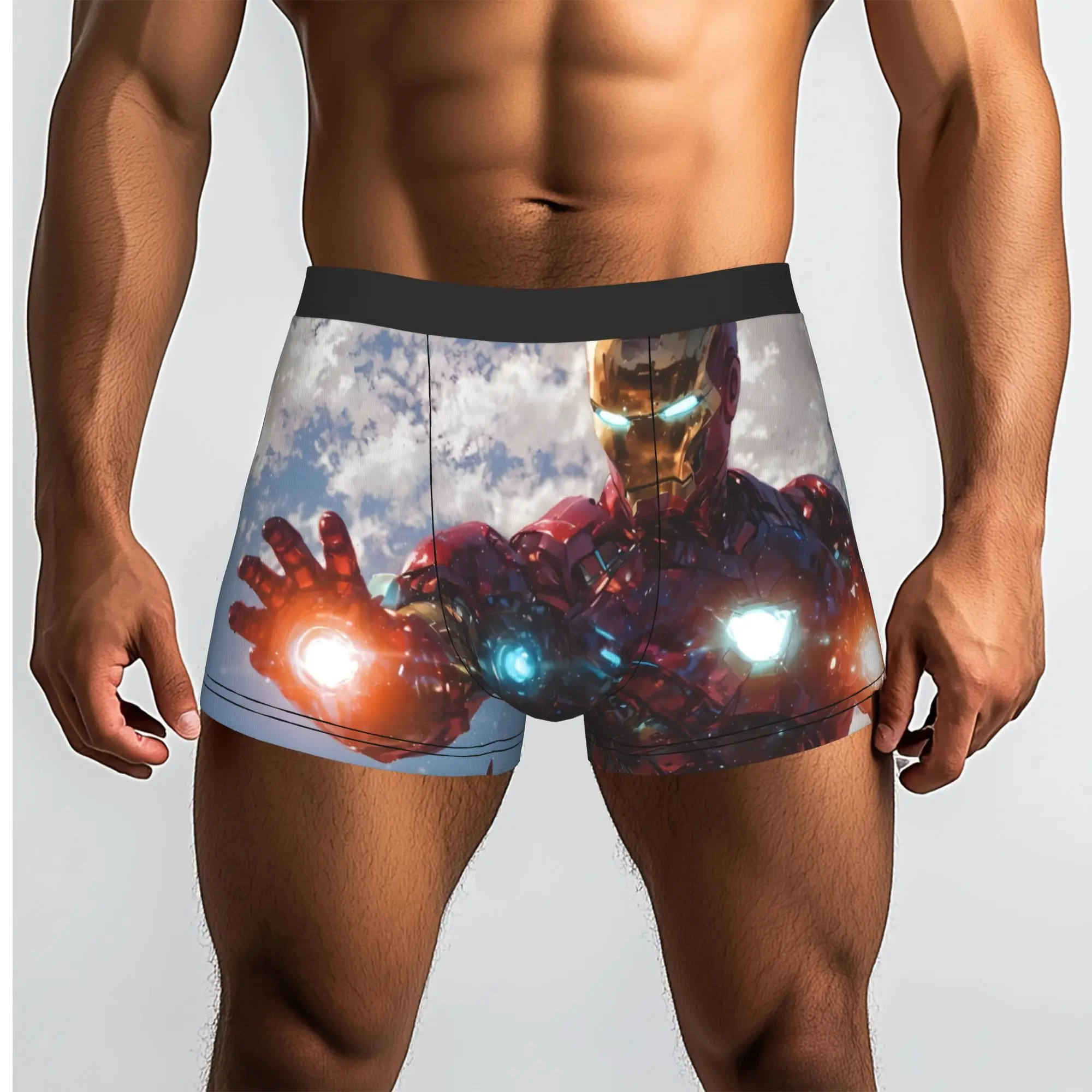 1piece Iron Man Underpants Breathbale Panties Man Underwear Ventilate Shorts
1piece Iron Man Underpants Breathbale Panties Man Underwear Ventilate Shorts