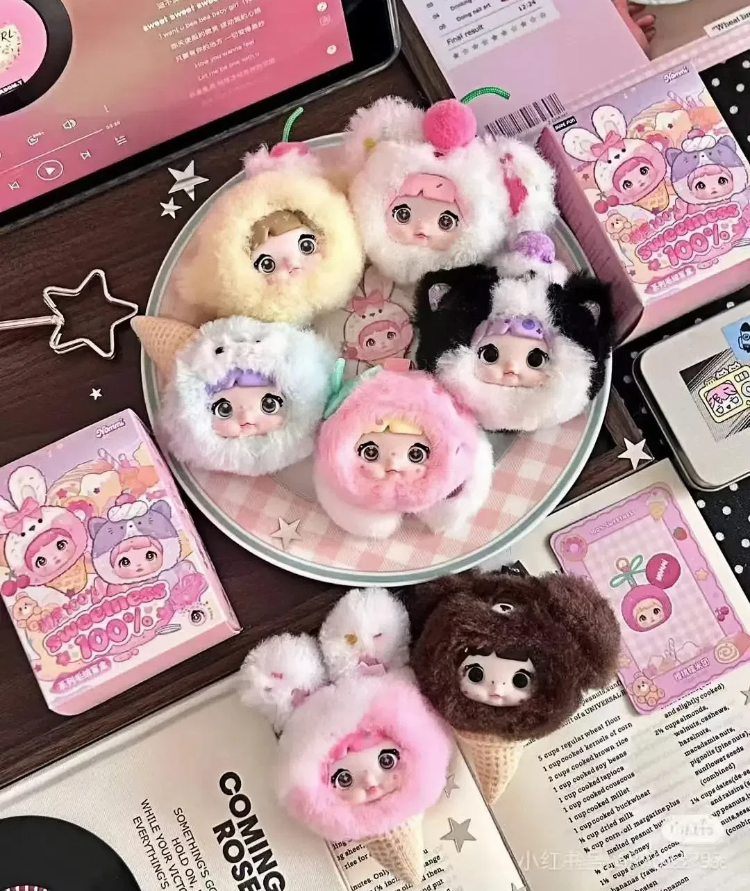Nommi Sweetness 100% Series Blind Box Cute Dolls Characters Mystery Box Vinyl Face Key Chains Pendants Collection Model Gift
Nommi Sweetness 100% Series Blind Box Cute Dolls Characters Mystery Box Vinyl Face Key Chains Pendants Collection Model Gift
