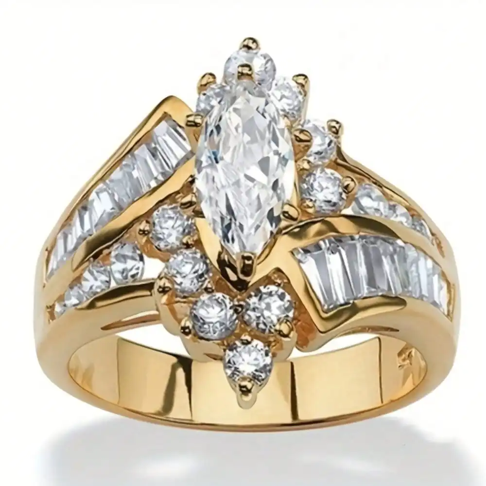 Fashionable, Casual, Romantic Double Row Synthetic Ring, Suitable for Engagement and Wedding, Artificial Zirconia Ring, Classic Inlay
Fashionable, Casual, Romantic Double Row Synthetic Ring, Suitable for Engagement and Wedding, Artificial Zirconia Ring, Classic Inlay