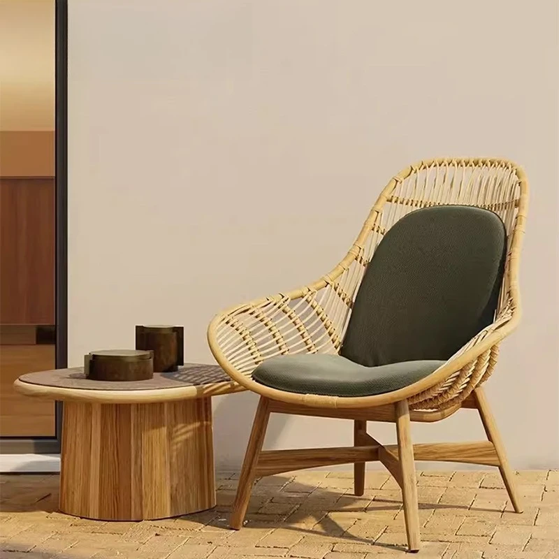 Outdoor furniture Balcony rattan chair sofa single solid wood coffee table
Outdoor furniture Balcony rattan chair sofa single solid wood coffee table