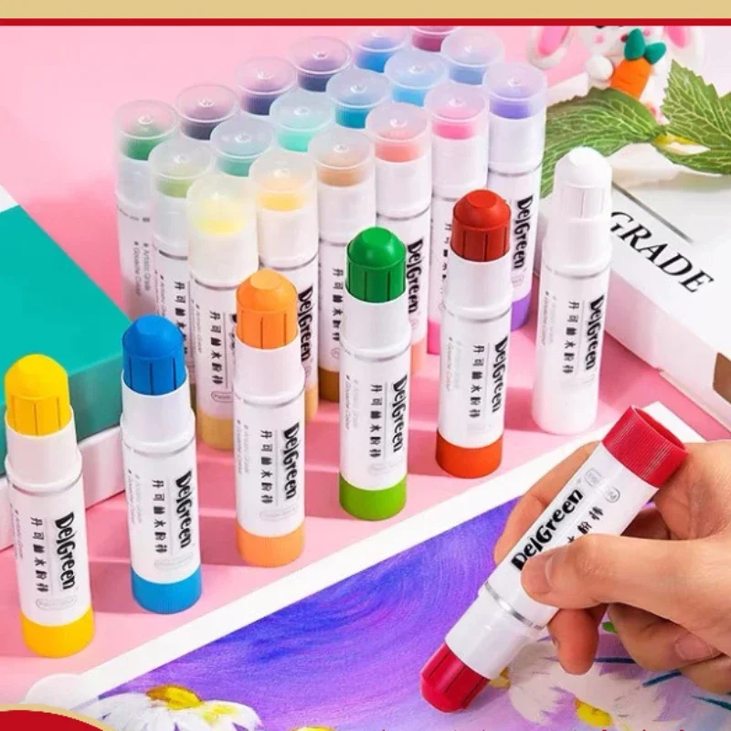 Solid Gouache Stick Heavy 12color Children's Safety Colorful Beginner Soft Crayon Can Be Rotated Safe Environmentally Friendly
Solid Gouache Stick Heavy 12color Children's Safety Colorful Beginner Soft Crayon Can Be Rotated Safe Environmentally Friendly