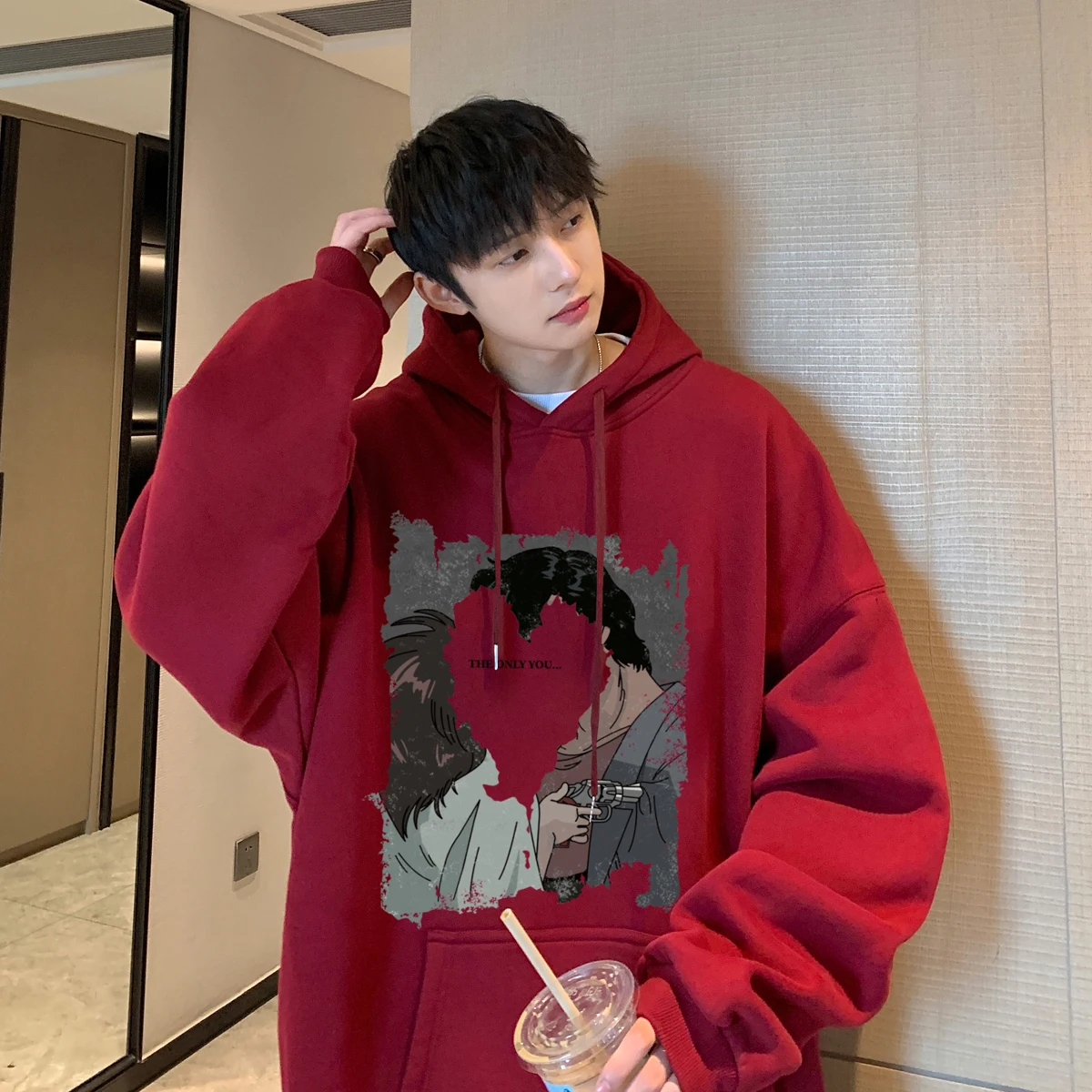 Оверсайз худи в американском уличном стиле для мальчиков-подростков, повседневная куртка с мультяшным принтом, весна-осень, модный бренд, хлопок, полиэстер
Оверсайз худи в американском уличном стиле для мальчиков-подростков, повседневная куртка с мультяшным принтом, весна-осень, модный бренд, хлопок, полиэстер