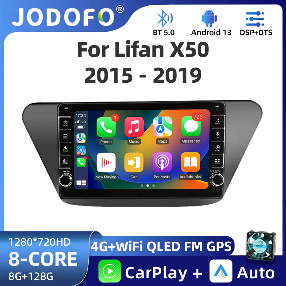 2Din Android 13 Car Radio Multimedia Video Player For Lifan X50 2015 - 2019 Navigation GPS Carplay Auto 4G WiFi DSP BT Head Unit
2Din Android 13 Car Radio Multimedia Video Player For Lifan X50 2015 - 2019 Navigation GPS Carplay Auto 4G WiFi DSP BT Head Unit
