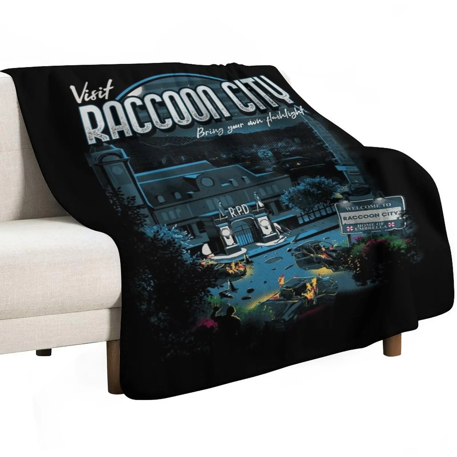 Visit Raccoon City Home of Umbrella Essential Throw Blanket For Decorative Sofa Sofa Throw Single Blankets 
Visit Raccoon City Home of Umbrella Essential Throw Blanket For Decorative Sofa Sofa Throw Single Blankets