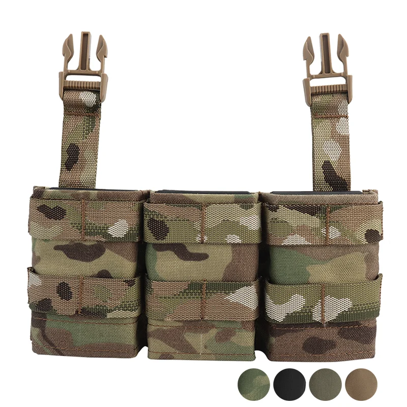 5.56 Triple Rifle Mag Panel Quick Access Open Top Medium Size MOLLE Mount Multi Caliber Field Use Hunting Vest Insert AR15 M4
5.56 Triple Rifle Mag Panel Quick Access Open Top Medium Size MOLLE Mount Multi Caliber Field Use Hunting Vest Insert AR15 M4