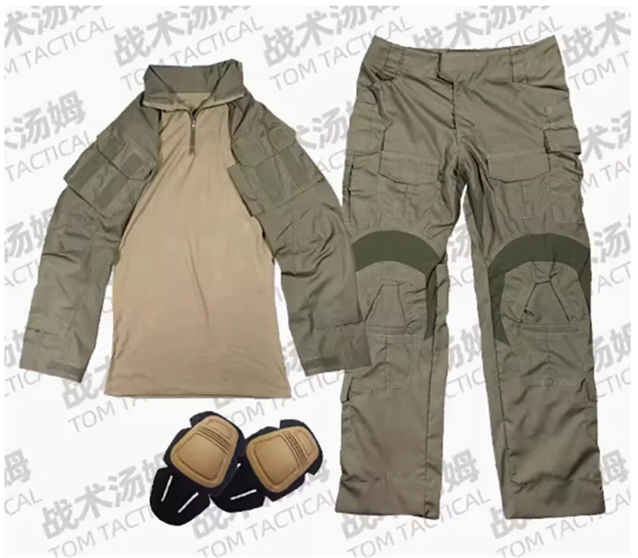 Тактический Tom Plus RGranger зеленый GEN3 G3TrainingTactical Hunting Combat Training Special Force Костюм лягушки с длинными рукавами + длинные брюки
Тактический Tom Plus RGranger зеленый GEN3 G3TrainingTactical Hunting Combat Training Special Force Костюм лягушки с длинными рукавами + длинные брюки