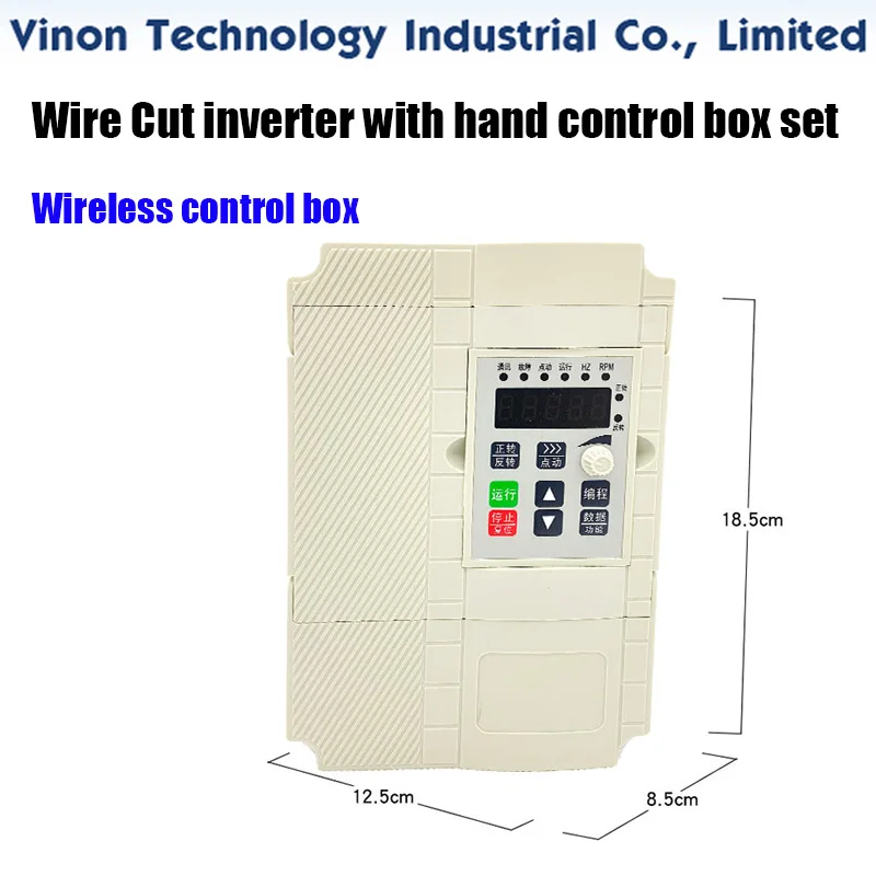Frequency Converter (Wireless Remote Control) 0.75KW/1.5KW/2.2KW for Spark Machine HAJ220-B07W, 2PH22V 50/60HZ, 3PH220 50/400HZ
Frequency Converter (Wireless Remote Control) 0.75KW/1.5KW/2.2KW for Spark Machine HAJ220-B07W, 2PH22V 50/60HZ, 3PH220 50/400HZ
