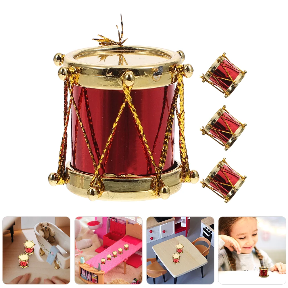 House Mini Musical Instrument Toy Miniature Scene Model Shooting Props (drum Set) 4pcs Supplies
House Mini Musical Instrument Toy Miniature Scene Model Shooting Props (drum Set) 4pcs Supplies