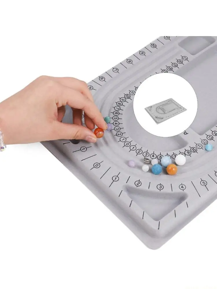 31BF Multi Functional Plastic Beading Tray For Necklace Bracelet Creation Ergonomic Craft Tool With Sliding Channels
31BF Multi Functional Plastic Beading Tray For Necklace Bracelet Creation Ergonomic Craft Tool With Sliding Channels