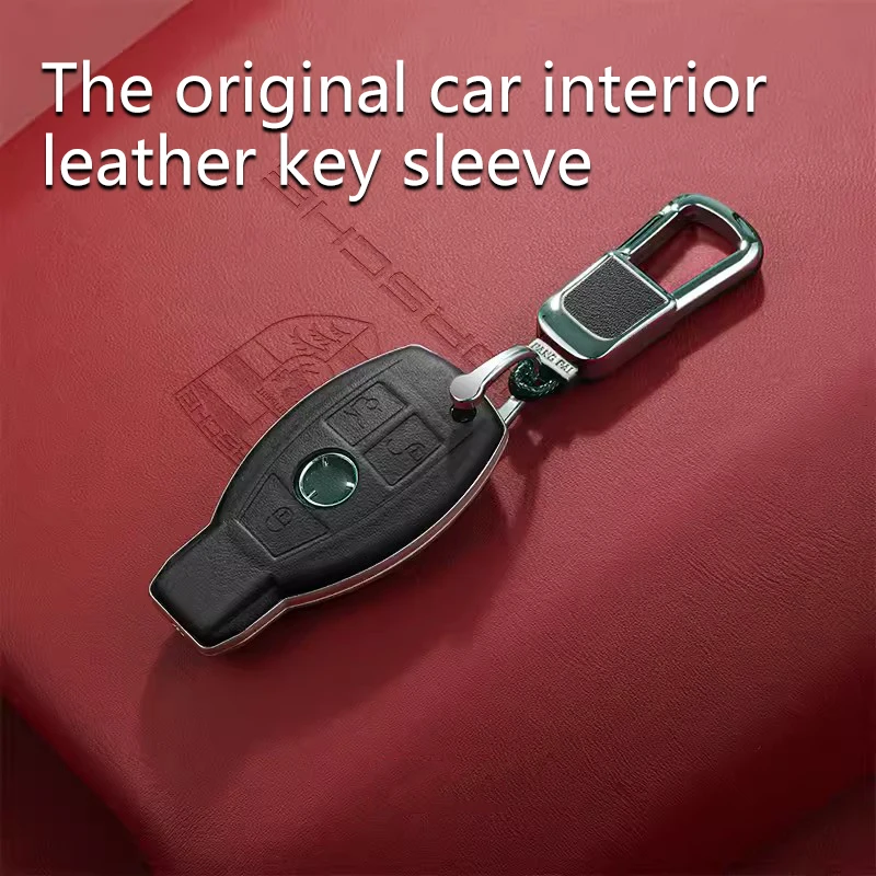 Metal Leather Car Key Case Cover Shell Fob For Mercedes Benz A C E S G Class GLA CLA GLK GLC CLS W204 W463 W176 W251 W205 AMG
Metal Leather Car Key Case Cover Shell Fob For Mercedes Benz A C E S G Class GLA CLA GLK GLC CLS W204 W463 W176 W251 W205 AMG