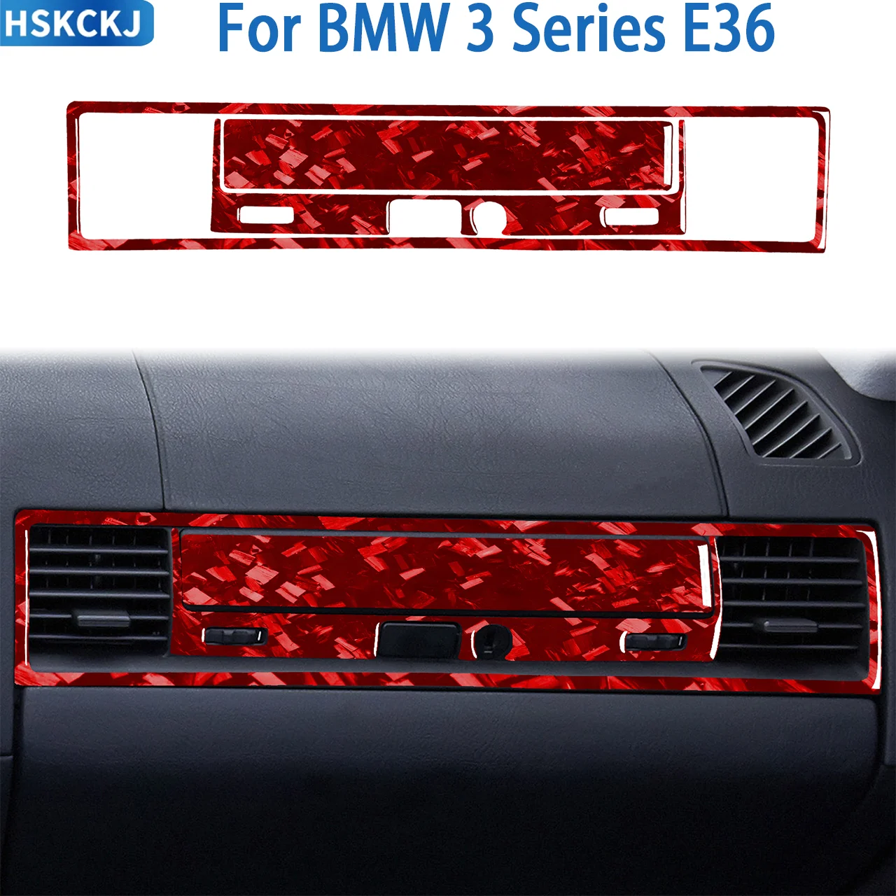 For BMW 3 Series E36 1994-1996 Forged Carbon Fiber Car Interior Accessories Passenger Side Storage Panel Set Decorative Stickers
For BMW 3 Series E36 1994-1996 Forged Carbon Fiber Car Interior Accessories Passenger Side Storage Panel Set Decorative Stickers