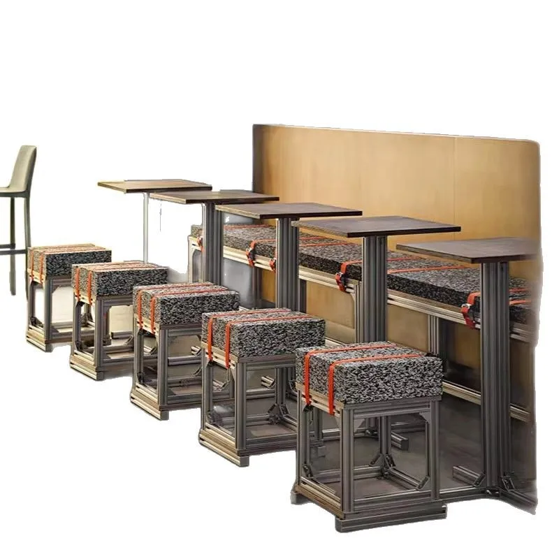 Retro aluminum profile cafe table chair leisure book bar negotiation milk tea shop dessert restaurant soft bag
Retro aluminum profile cafe table chair leisure book bar negotiation milk tea shop dessert restaurant soft bag