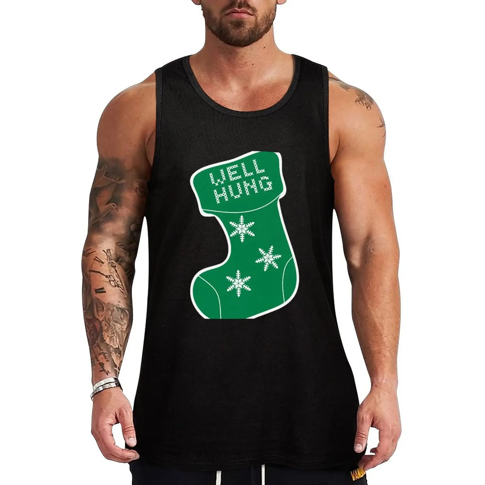 Well Hung Funny Christmas Stocking Tank Top man sexycostume gym Men's t-shirts bodybuilding men clothes
Well Hung Funny Christmas Stocking Tank Top man sexycostume gym Men's t-shirts bodybuilding men clothes