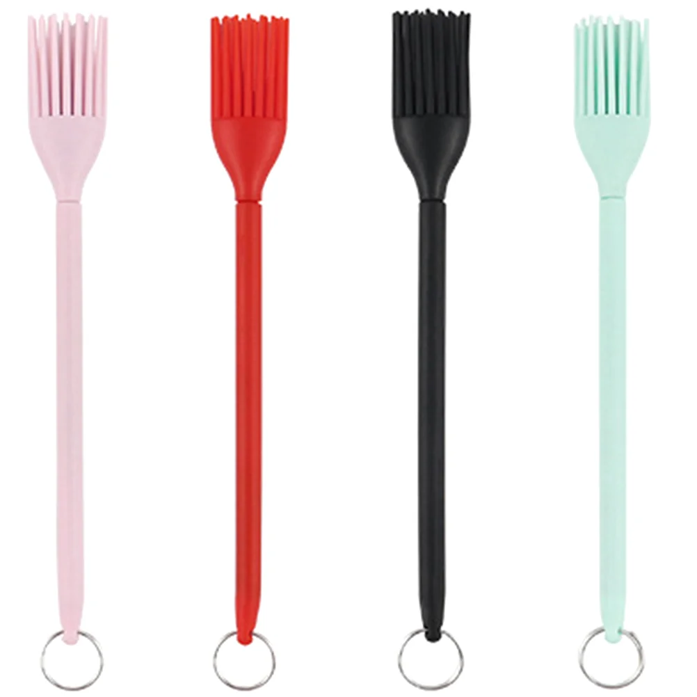 4 Pcs Silicone Sauce Brush The Notebook Kitchen Oil Small Basting for Barbecue Silica Gel Household Pastry Baking
4 Pcs Silicone Sauce Brush The Notebook Kitchen Oil Small Basting for Barbecue Silica Gel Household Pastry Baking
