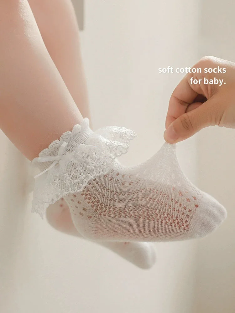 Baby Girls Socks Princess Lace Children's Socks 2025 Summer Thin Mesh Kids Cotton Socks Toddler Mid-tube Socks
Baby Girls Socks Princess Lace Children's Socks 2025 Summer Thin Mesh Kids Cotton Socks Toddler Mid-tube Socks