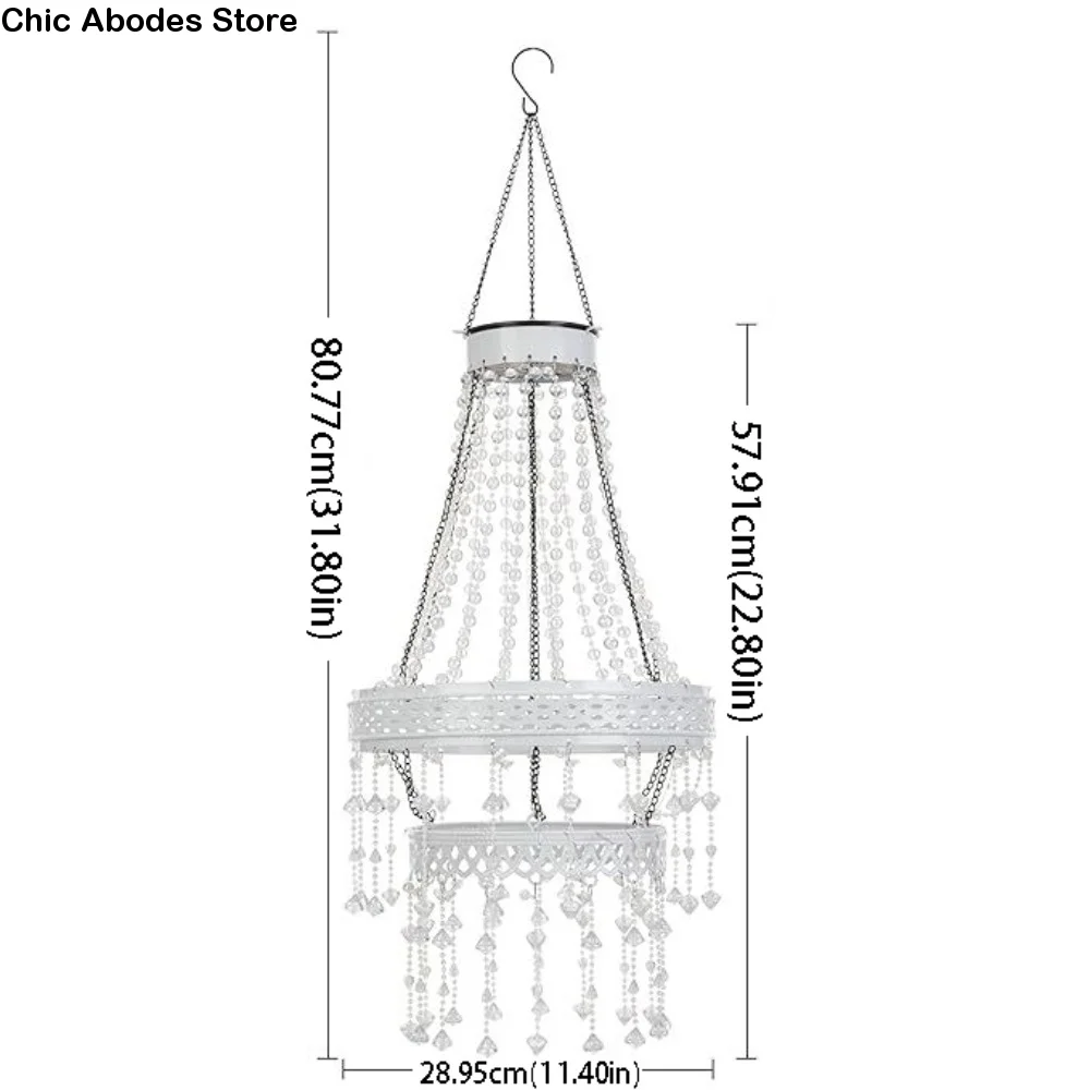 Waterproof Hanging Solar Lantern Modern Design LED Light Waterproof Pendant Crystal Acrylic With S Hook Crystal Acrylic Lantern
Waterproof Hanging Solar Lantern Modern Design LED Light Waterproof Pendant Crystal Acrylic With S Hook Crystal Acrylic Lantern