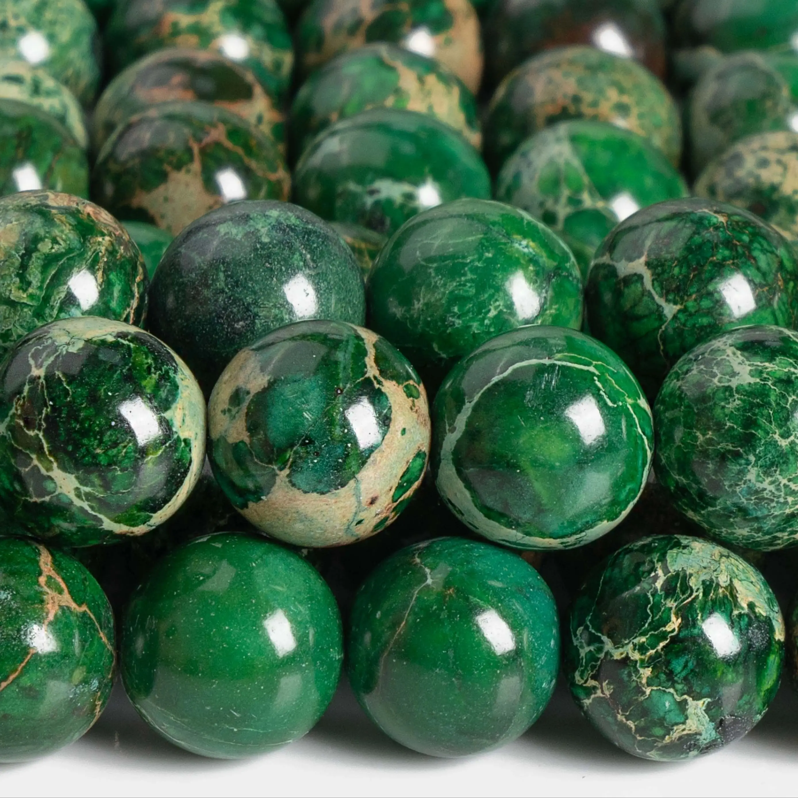 Natural stone Deep Green Sea Sediment Imperial JasperGrade AAA LooseBeads RoundShape SizeOptions 4/6/8/10/12mmfor Jewelry Making
Natural stone Deep Green Sea Sediment Imperial JasperGrade AAA LooseBeads RoundShape SizeOptions 4/6/8/10/12mmfor Jewelry Making