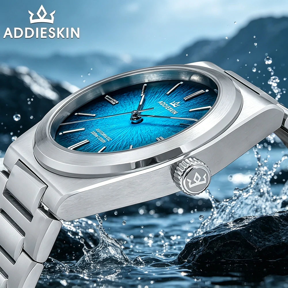 ADDIESKIN K001 Luxury 39mm Men Watch 9015 Auto Movement 28800bph 42H Power Reserve Screw Down Crown 100M Waterproof Dress Watch
ADDIESKIN K001 Luxury 39mm Men Watch 9015 Auto Movement 28800bph 42H Power Reserve Screw Down Crown 100M Waterproof Dress Watch