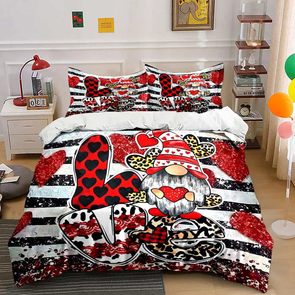 Valentine's Gnome Love Set Multiple sizes kid's and adults' bedroom Exquisite 3PC bedding set, gift
Valentine's Gnome Love Set Multiple sizes kid's and adults' bedroom Exquisite 3PC bedding set, gift