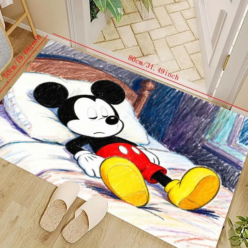 1 шт. милый мультяшный спальный коврик с Микки Маусом, нескользящий коврик в стиле эскиз, дизайн персонажа для гостиной, спальни, комплект
1 шт. милый мультяшный спальный коврик с Микки Маусом, нескользящий коврик в стиле эскиз, дизайн персонажа для гостиной, спальни, комплект