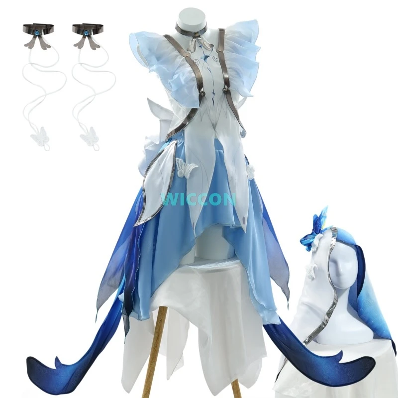 Wuthering Waves The Shorekeeper Cosplay Costume Full Set Dress Wig Outfis for Comic Con Coser Costume Theme Party Halloween
Wuthering Waves The Shorekeeper Cosplay Costume Full Set Dress Wig Outfis for Comic Con Coser Costume Theme Party Halloween