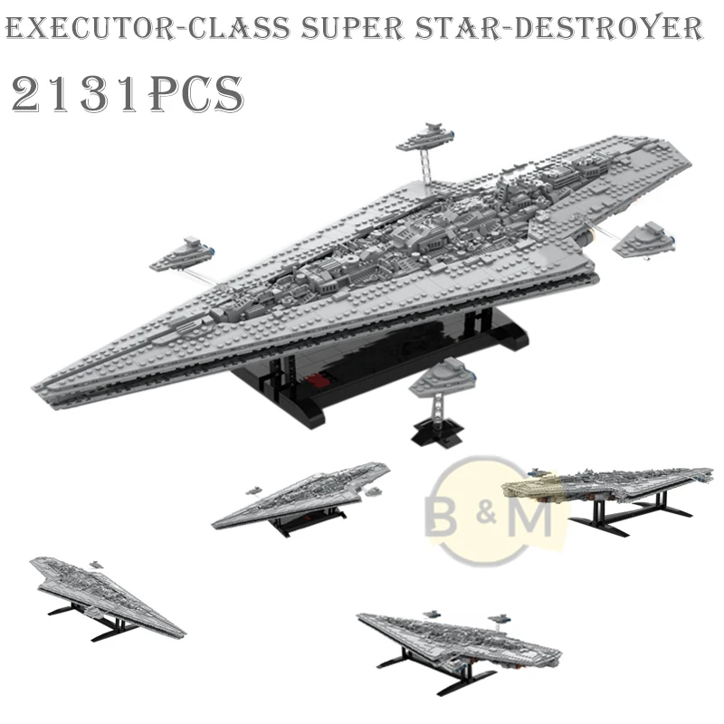 MOC Executor-Class Super Star-Destroyer model buiding kit block self-locking bricks children's toys holiday birthday gifts
MOC Executor-Class Super Star-Destroyer model buiding kit block self-locking bricks children's toys holiday birthday gifts