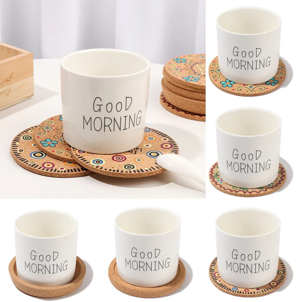 Kitchen Accessories Durable Tea Coasters Placemats Mug Holder Wooden Cup Mat Heat Resistant Anti-hot Heat Pad Cork Coasters
Kitchen Accessories Durable Tea Coasters Placemats Mug Holder Wooden Cup Mat Heat Resistant Anti-hot Heat Pad Cork Coasters