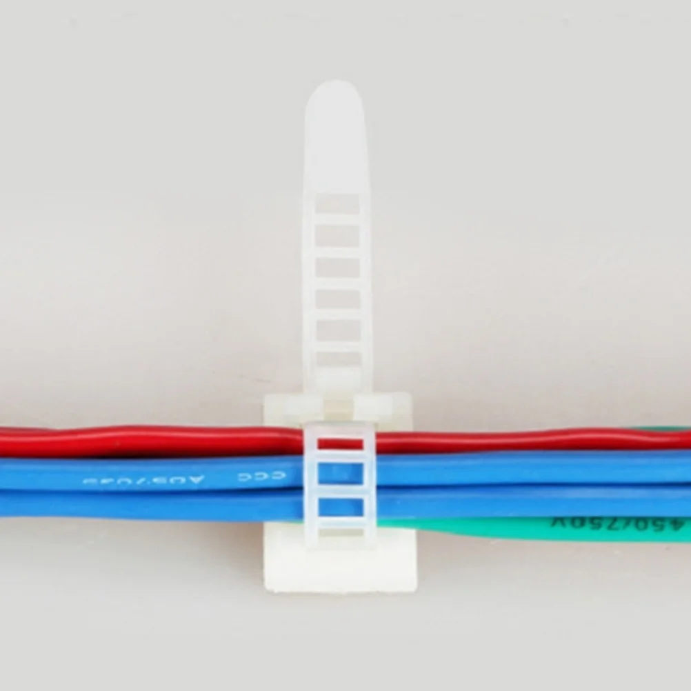 50Pcs Cord Management Clips Reusable Cable Ties Holder Self Adhesive Wire Fastener for Home Office Organization White
50Pcs Cord Management Clips Reusable Cable Ties Holder Self Adhesive Wire Fastener for Home Office Organization White