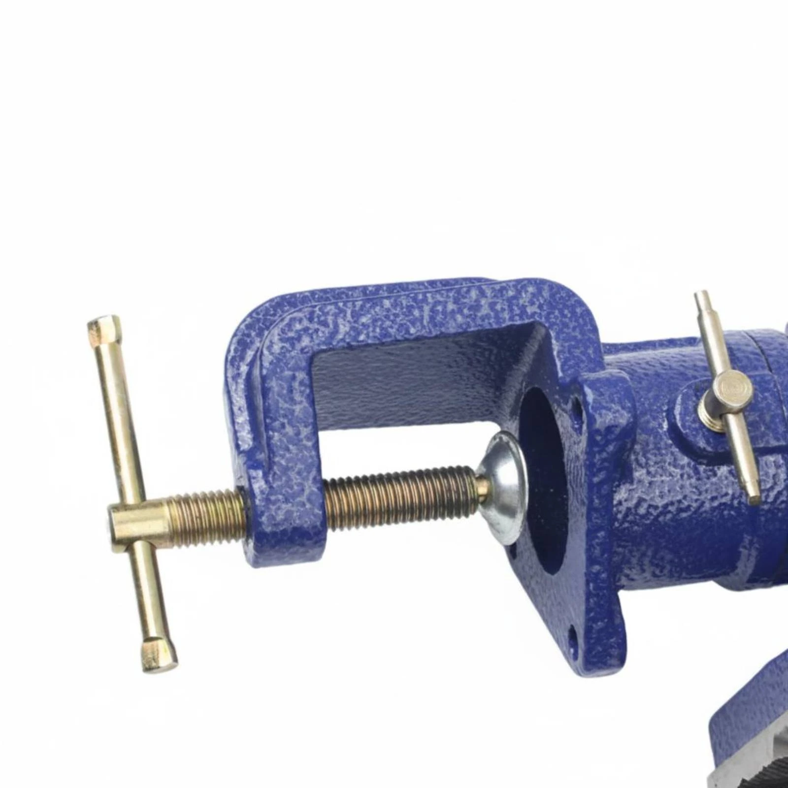 Rotating Clamp-on Bench Vise Steel Gripping Surfaces Double-Ended Vise for Workbench
Rotating Clamp-on Bench Vise Steel Gripping Surfaces Double-Ended Vise for Workbench