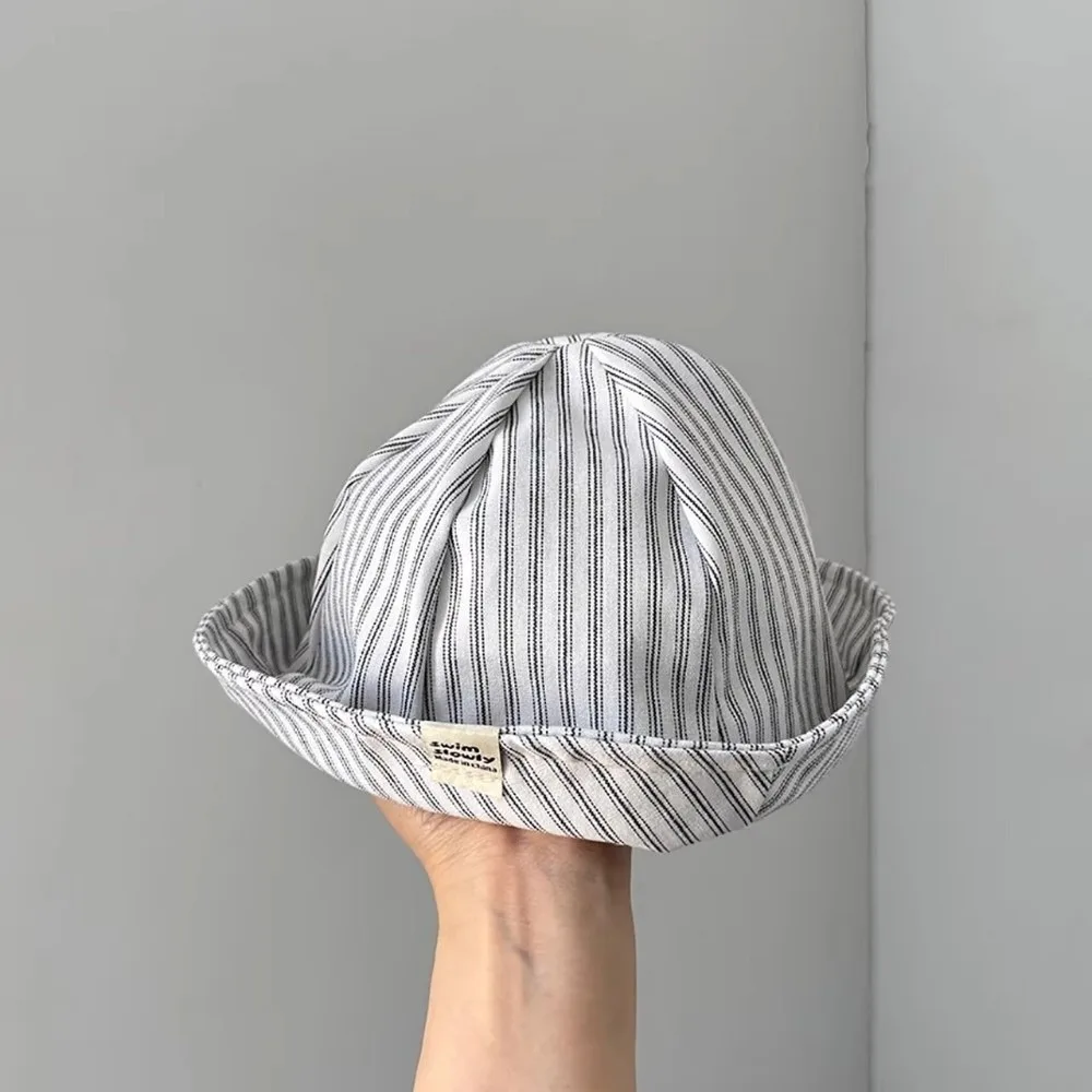 Cute Cotton Baby Bucket Hat Soft Striped Pattern Toddler Fisherman Hat Breathable Kids Sun Visor Hats Kids Wear
Cute Cotton Baby Bucket Hat Soft Striped Pattern Toddler Fisherman Hat Breathable Kids Sun Visor Hats Kids Wear