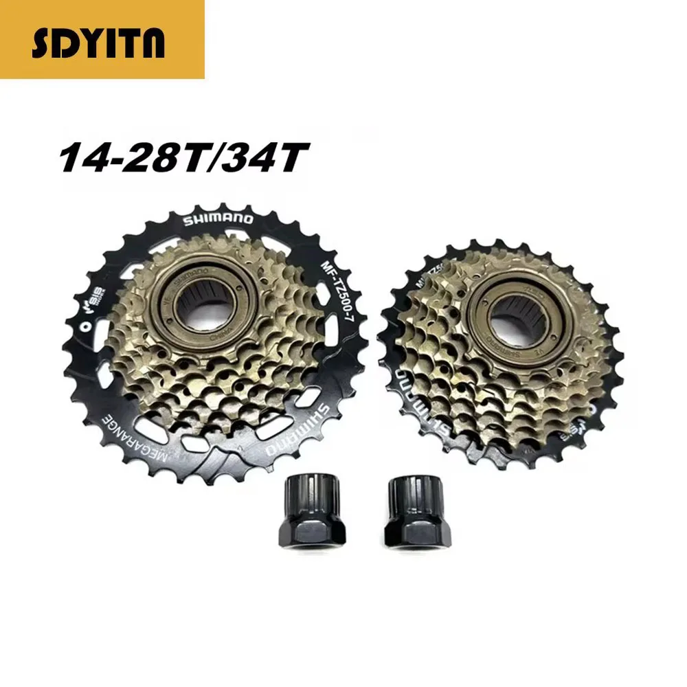 7 Speed Bicycle Freewheel 14-28T 14-34T Sprocket MTB Road Folding Bike Cycling Bicycle Bicycle Parts
7 Speed Bicycle Freewheel 14-28T 14-34T Sprocket MTB Road Folding Bike Cycling Bicycle Bicycle Parts