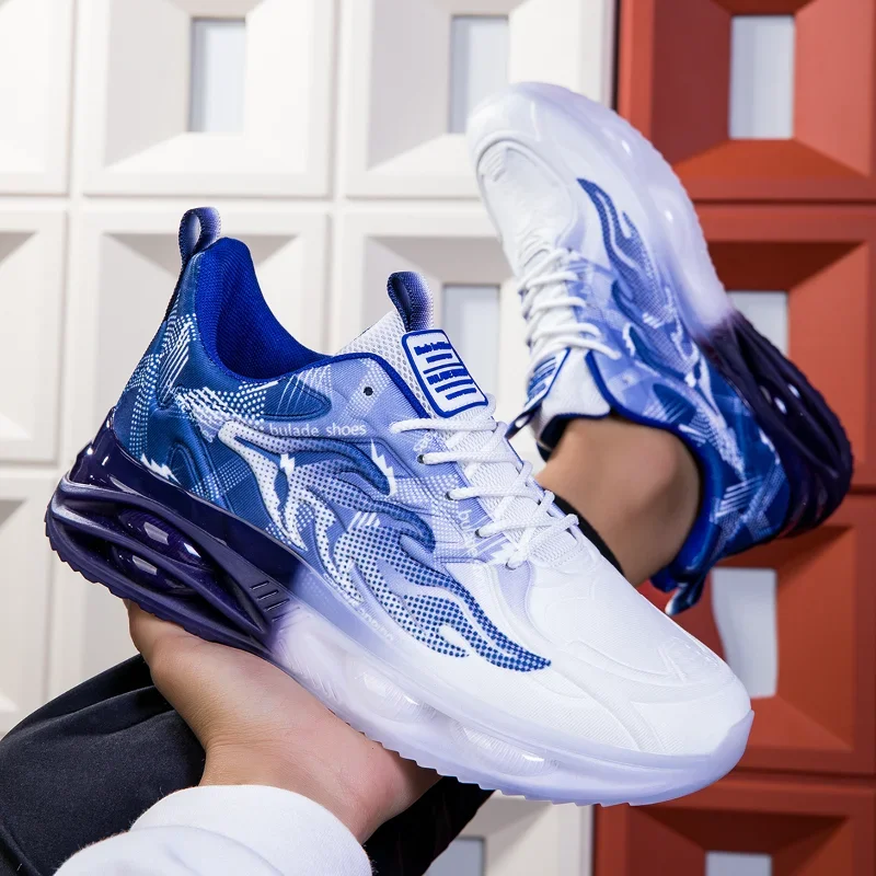 Running Shoes Men Durable Thick-soled Anti-slip Men Shoes Comfortable Breathable Lightweight Soft Mesh Lace-up Sports Shoes Men
Running Shoes Men Durable Thick-soled Anti-slip Men Shoes Comfortable Breathable Lightweight Soft Mesh Lace-up Sports Shoes Men