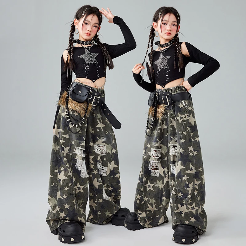 Джазовый наряд для девочек Kpop, танцевальная одежда, черный укороченный топ, брюки Hp, детский костюм для джазовых танцев, сценический костюм, уличная танцевальная одежда 3131
Джазовый наряд для девочек Kpop, танцевальная одежда, черный укороченный топ, брюки Hp, детский костюм для джазовых танцев, сценический костюм, уличная танцевальная одежда 3131