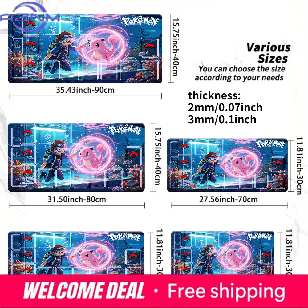 Underwater Diver Ash Pink Mew Pokemon TCG Playmat Large Non Slip Extended Gaming Mouse Pad Desk Mat
Underwater Diver Ash Pink Mew Pokemon TCG Playmat Large Non Slip Extended Gaming Mouse Pad Desk Mat